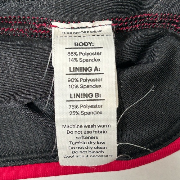 2 for$15 REI Red and Black Racerback Sports Bra - Picture 5 of 10
